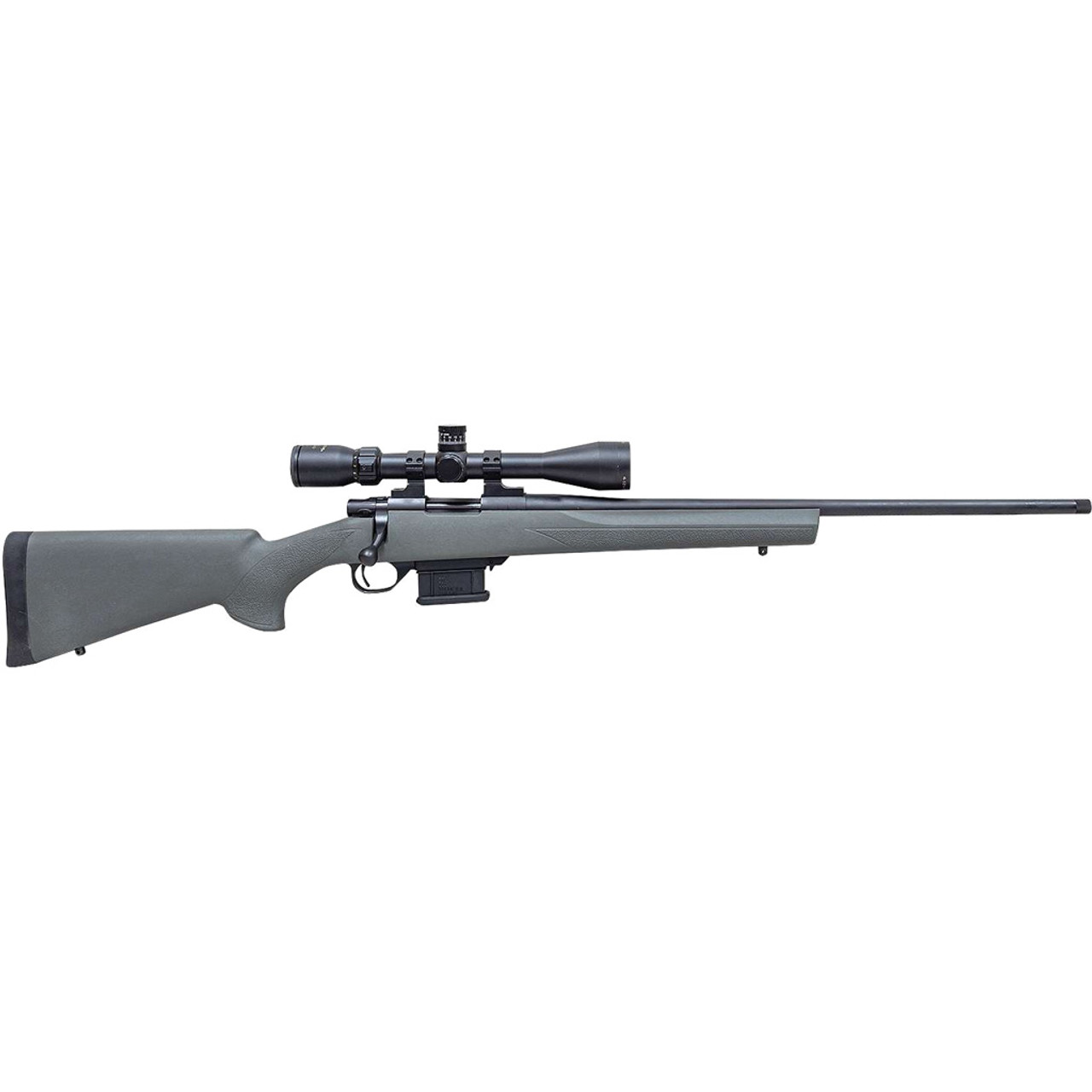Howa M1500 Hogue GamePro 2 Rifle 22 ARC 22 in. HTI Stock Green Scope Package