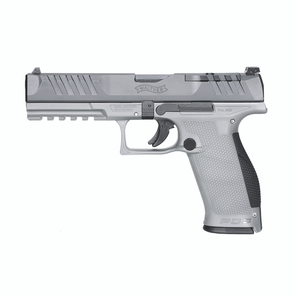 Walther PDP Full Size Optic Ready Pistol 9mm 5 in. Two-Tone Grey 18 rd.