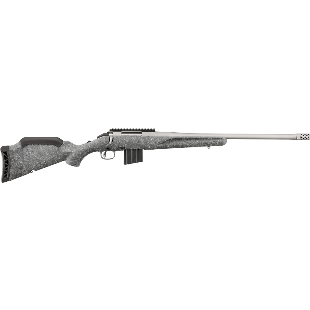 Ruger American Rifle Gen II 400 Legend 20in Barrel Grey Splatter Stock
