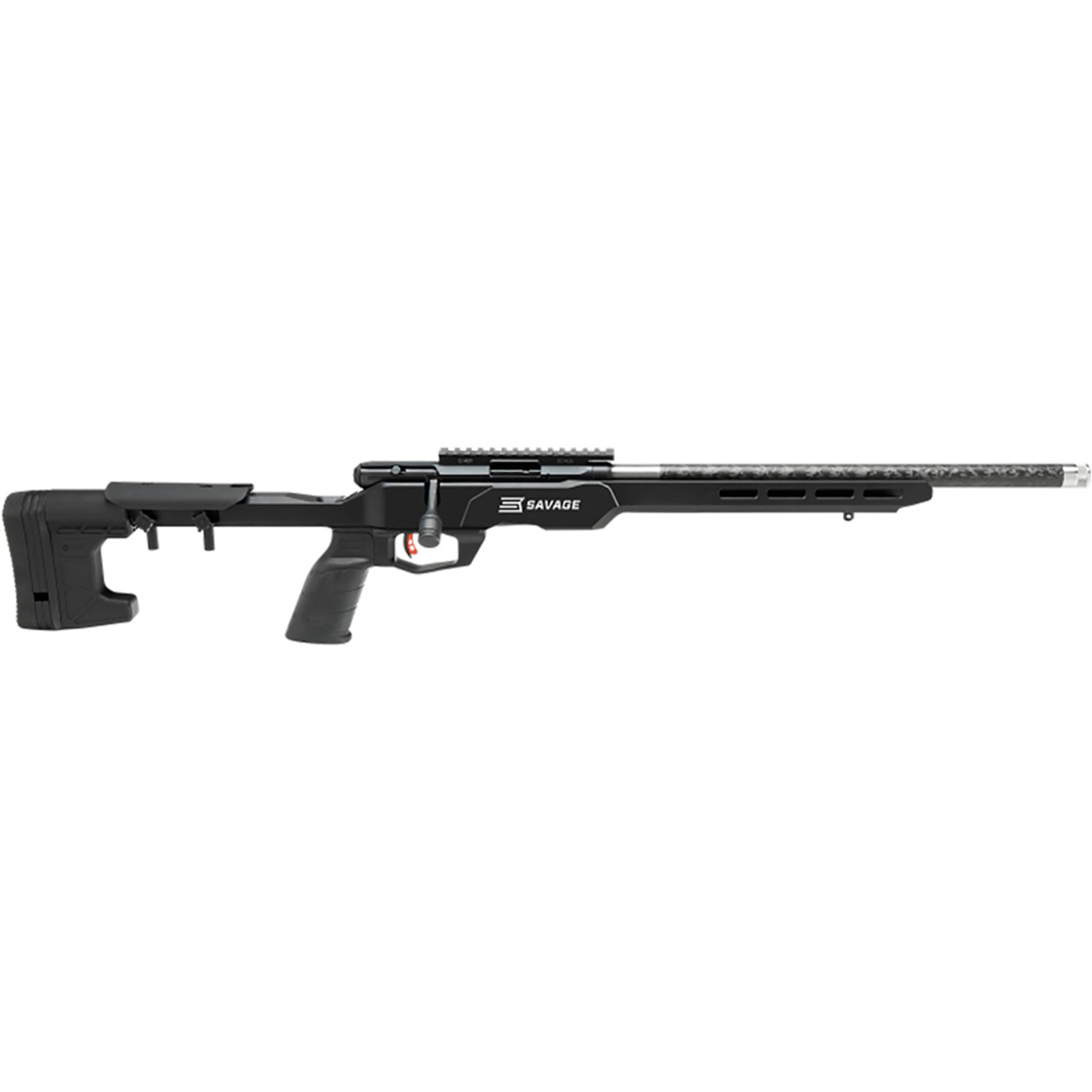 Savage B22 Precision Lite Rifle 22 LR 18 in. Black RH
