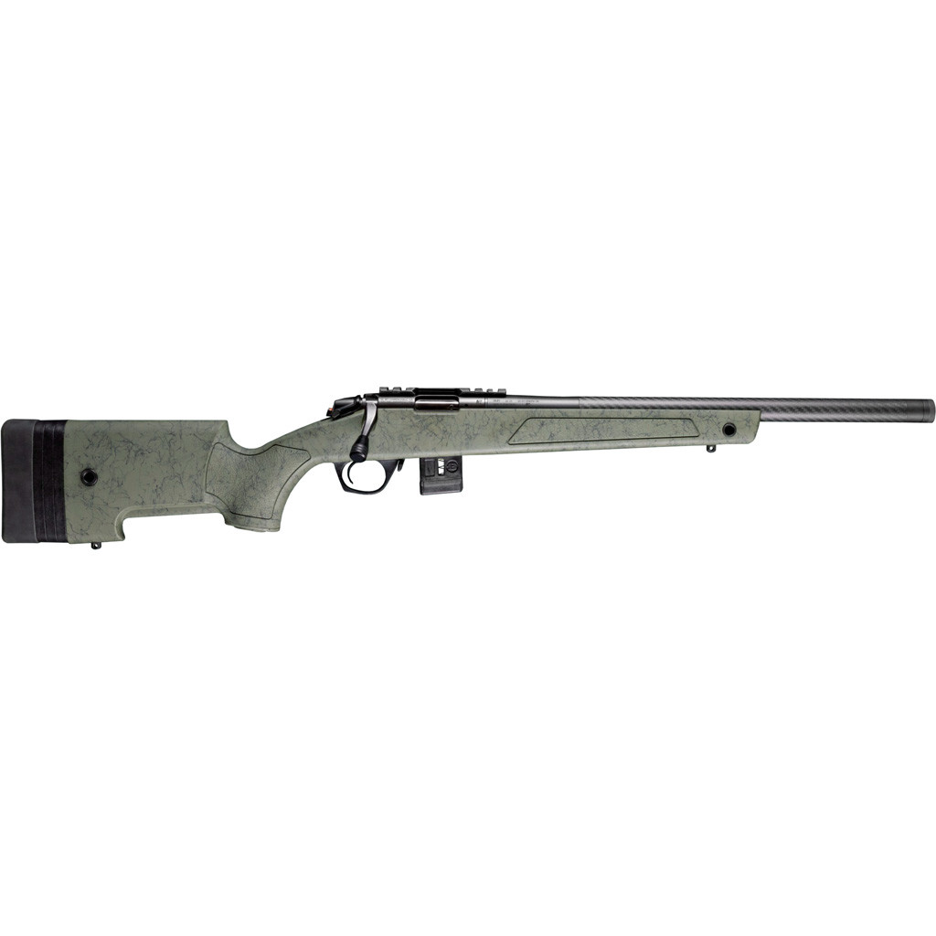 Bergara BMR-X Competition Rifle 22 LR Black/Green 18 in. Carbon Fiber Barrel