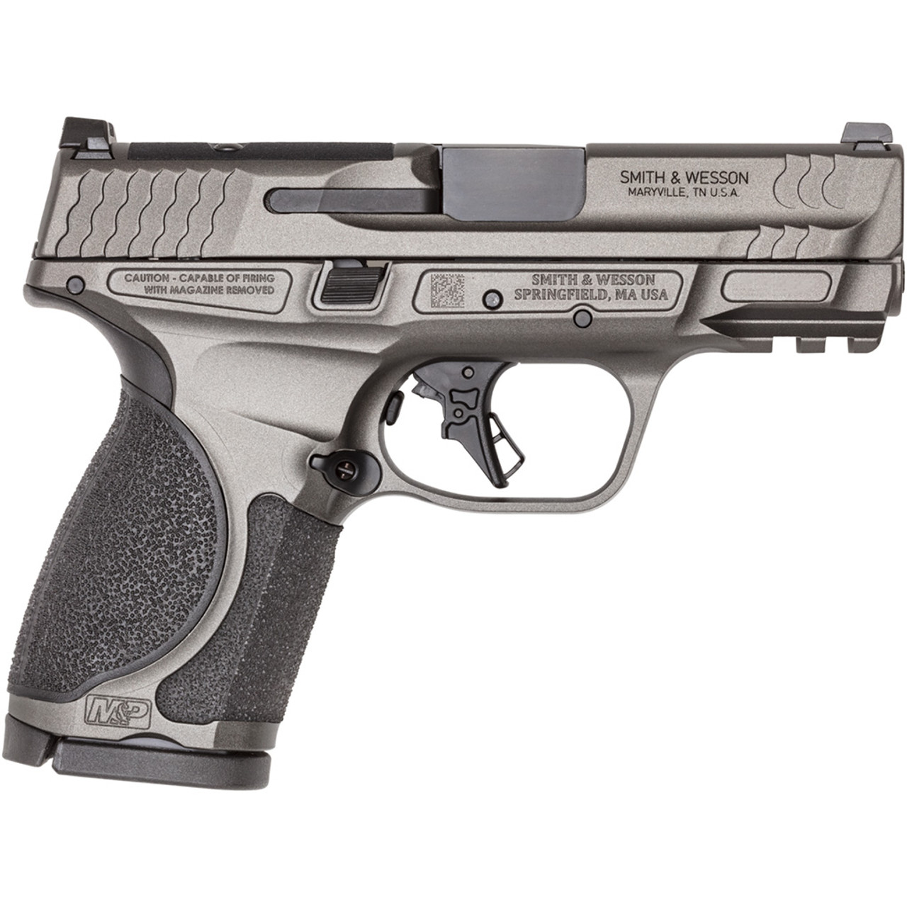 Smith and Wesson M&P 2.0 Metal Compact Pistol 9mm 3.6iin Barrel 15rd Magazine Gray