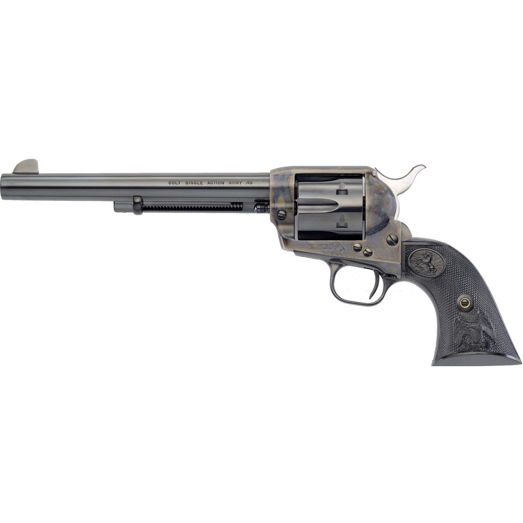 Colt SA Army Revolver 45 Colt 7.5 in. Colored Case Blued 6 rd