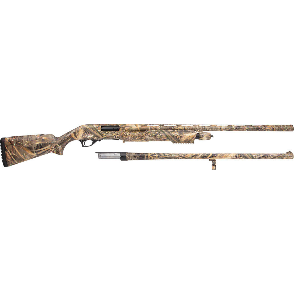 Rock Island Turkey/Waterfowl Pump Shotgun Combo 12 ga. 24 /28 in. Realtree Max5 3 in. 5 rd.