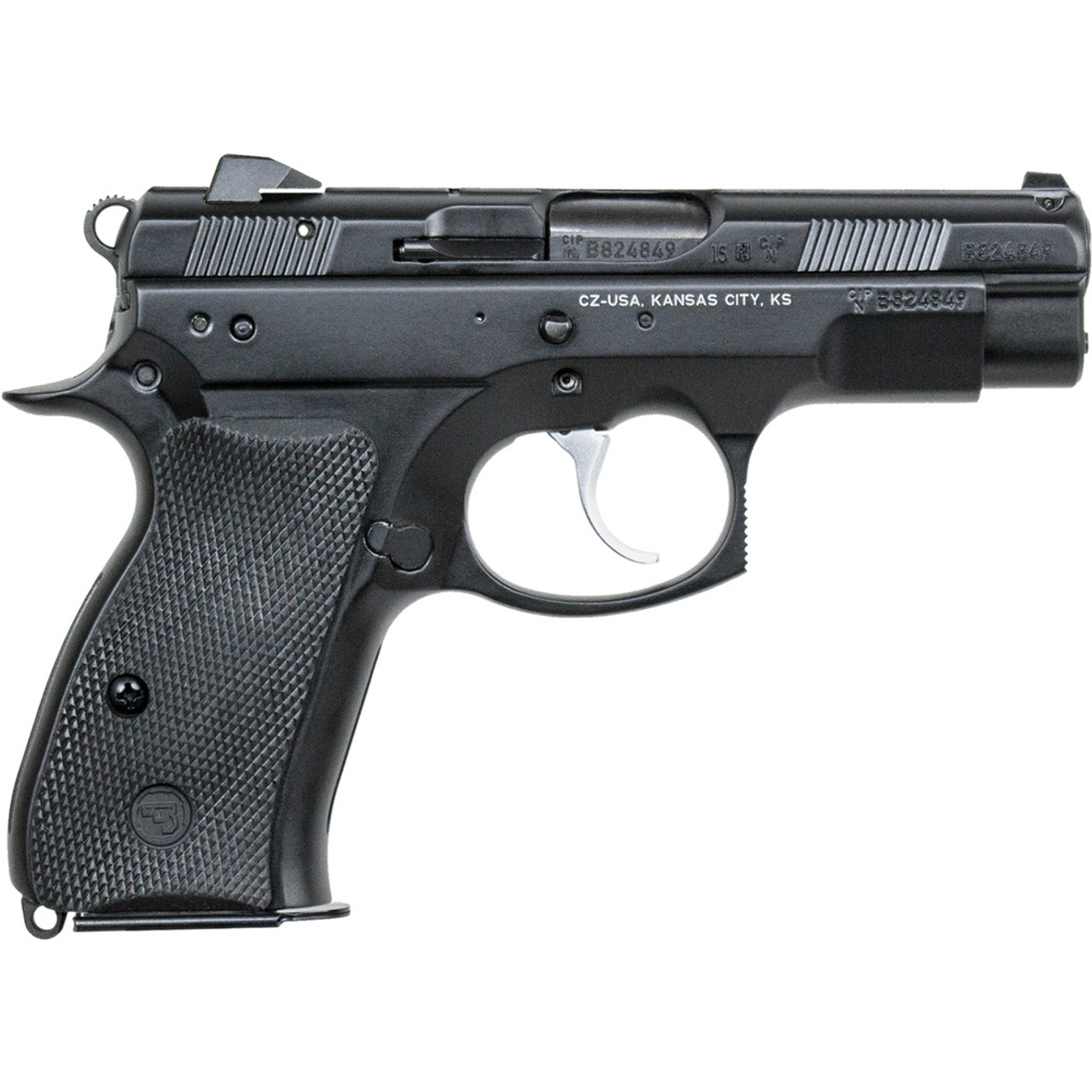 CZ 75 D PCR Compact Pistol 9 mm 3.75 in. Black/Nitride 15+1 rd. Fixed Sights