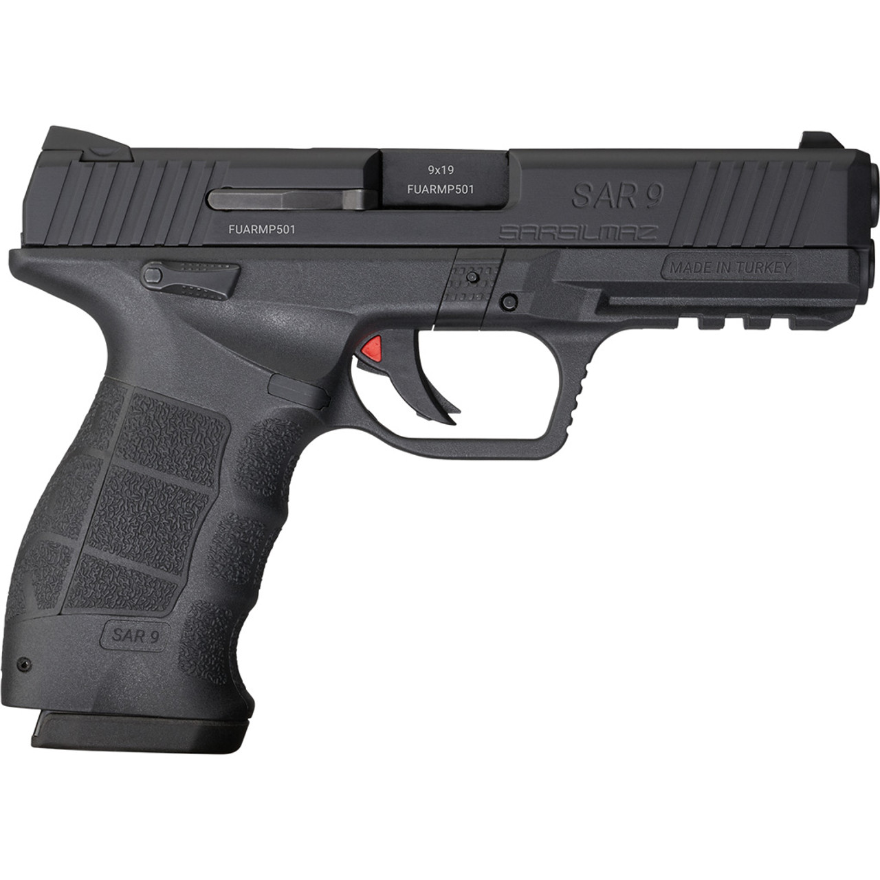 SAR USA SAR9 Pistol 9mm 4.4 in. Black 17 rd.
