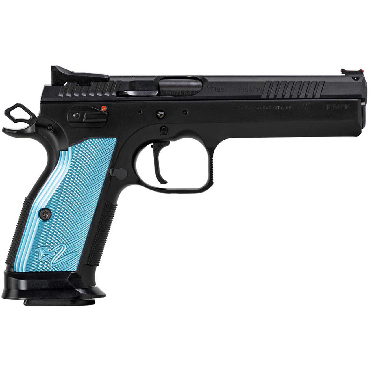 CZ TS 2 Pistol 40 S&W 5.28 in. Black/Blue 17+1 rd.
