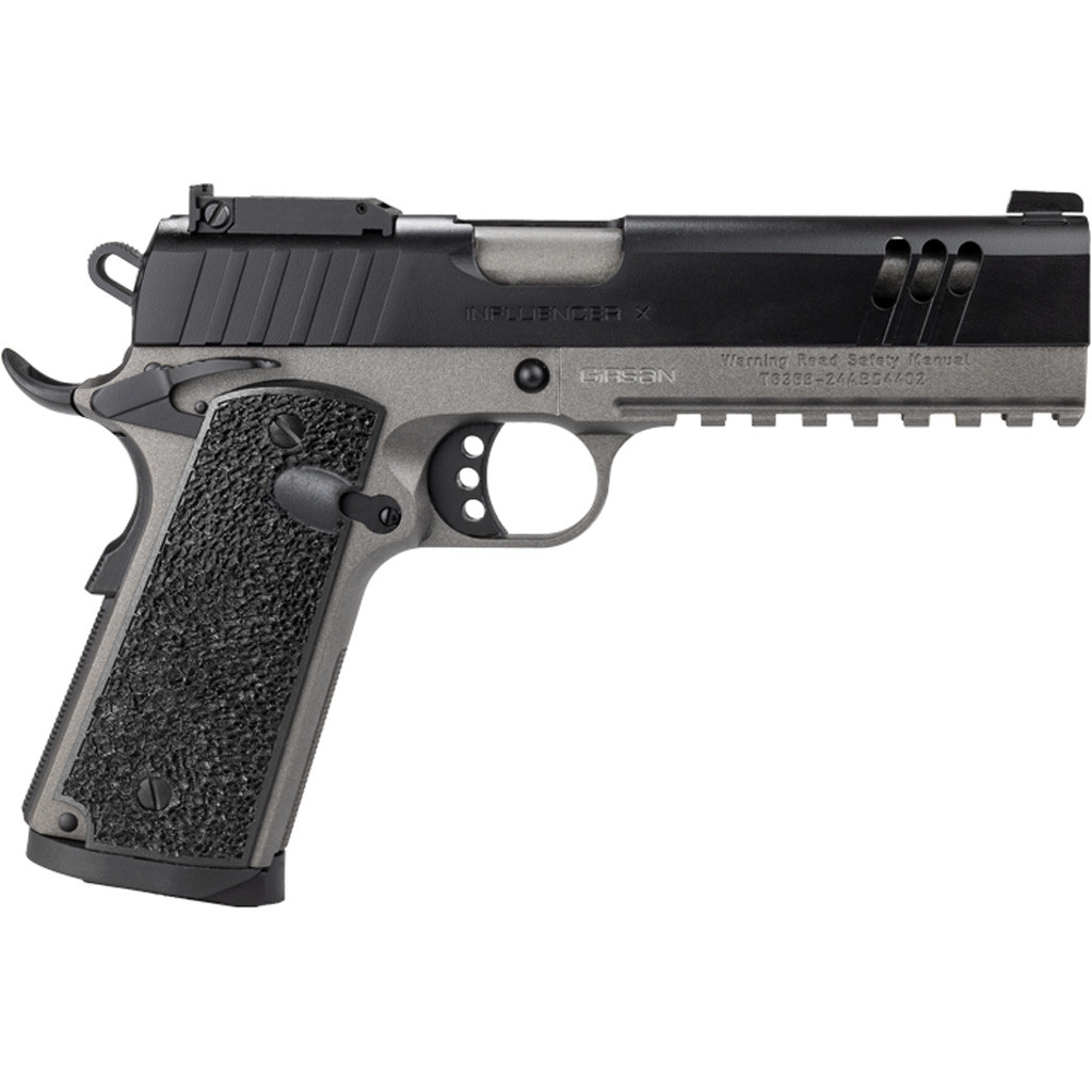 EAA Girsan MC1911 S Influencer X Pistol 9mm 5 in Tungsten/Black