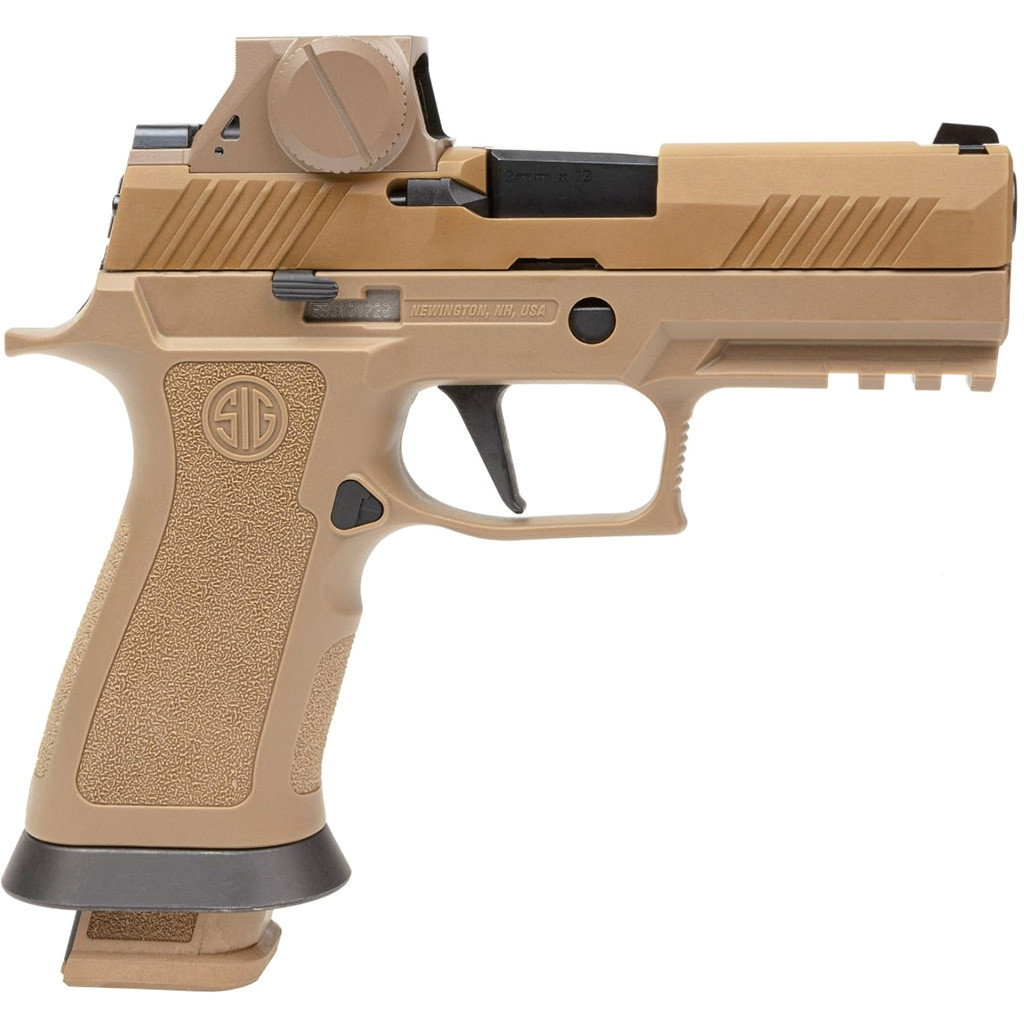 Sig Sauer M18 X-Carry Pistol 9mm 3.9 in. Coyote w/ Romeo