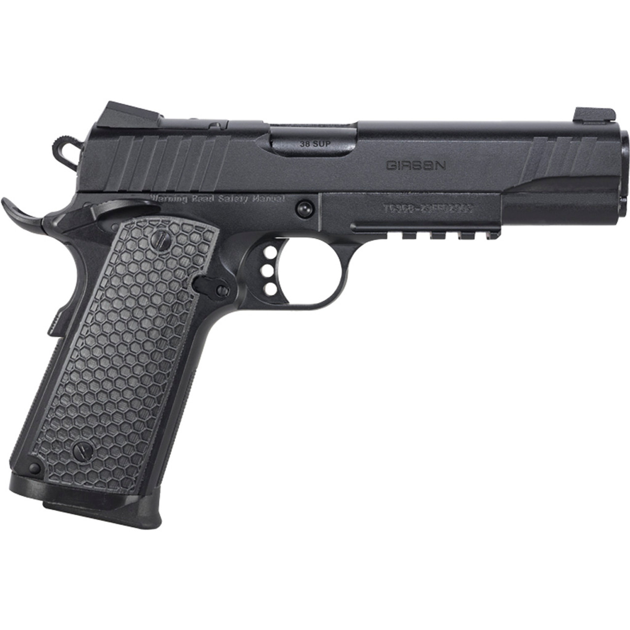EAA Influencer Government 1911 Pistol 38 Super 5 in. Black 8 rd.