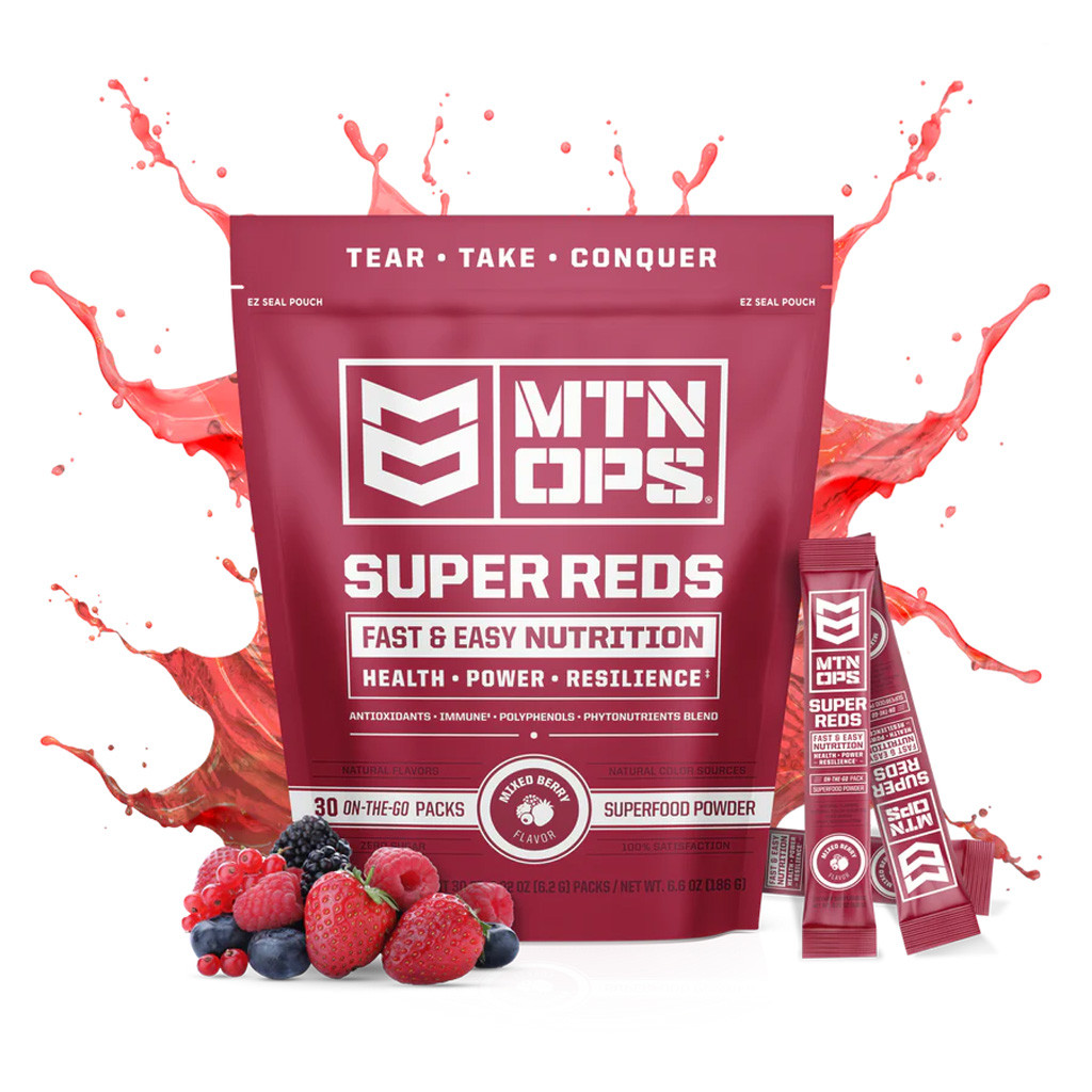 MTN Ops Super Reds Trail Packs Mixed Berry 30 pk.