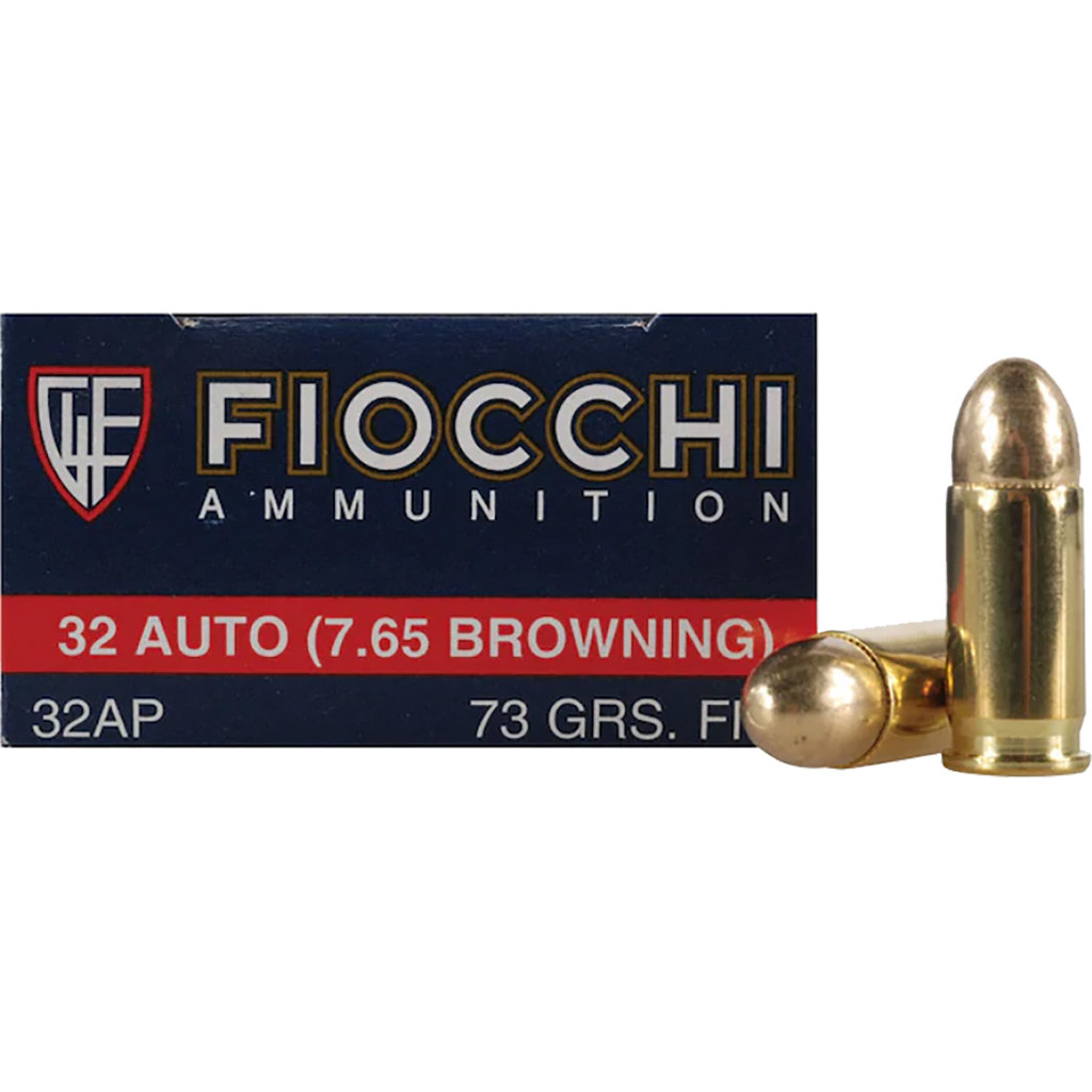 Fiocchi Range Dynamics Pistol Ammo 32 ACP 73 gr. FMJ 50 rd.