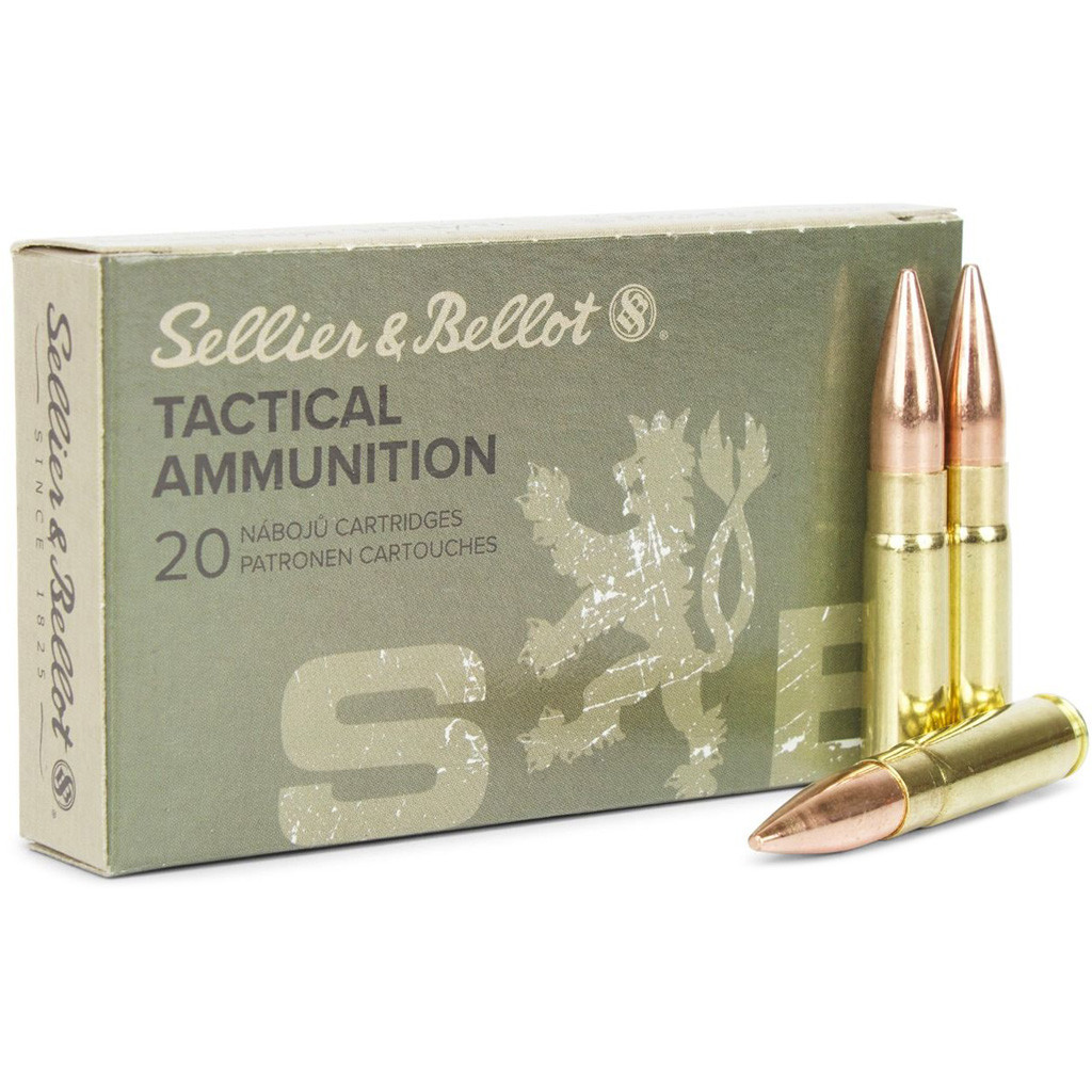 Sellier & Bellot Rifle Ammo 7.62x54R FMJ 180 gr. 20 rd.