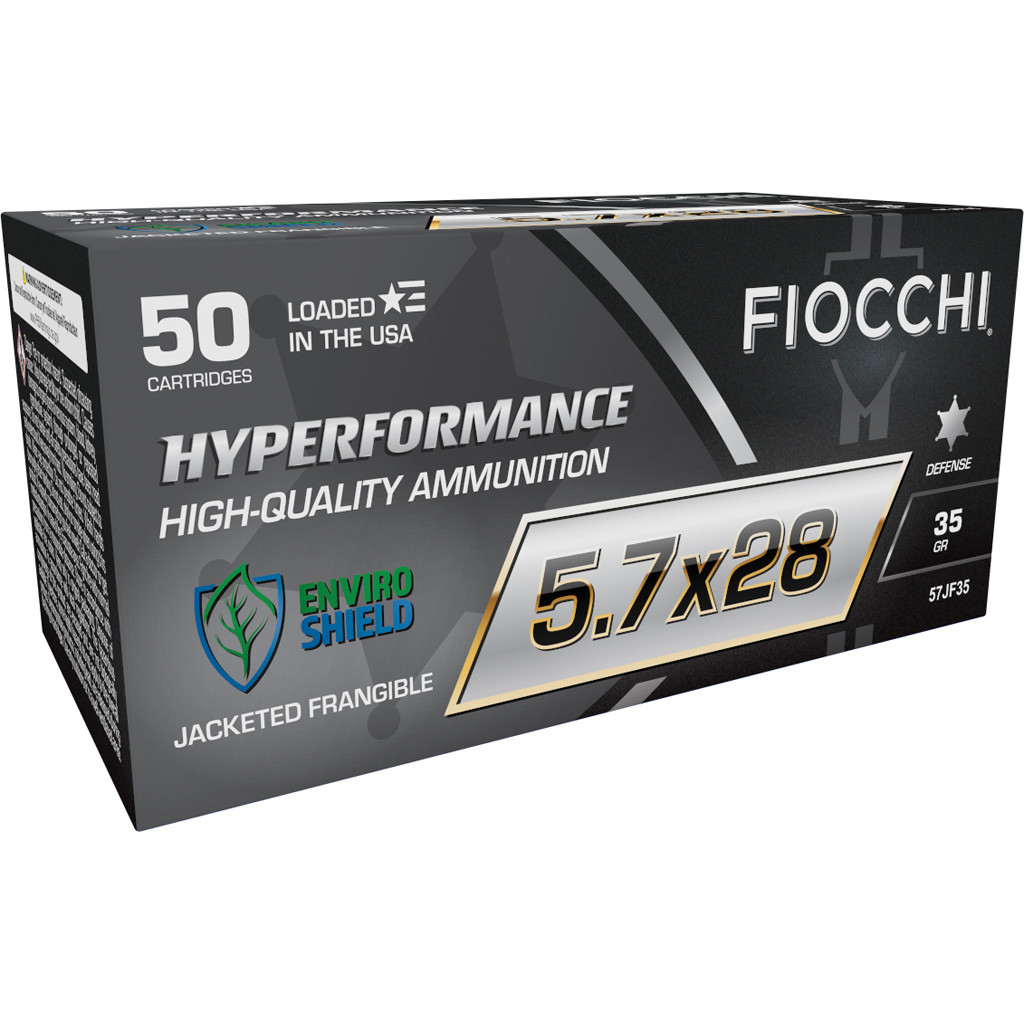 Fiocchi Hyperformance Defense Pistol Ammo 5.7x28mm 35 gr. JF 50 rd.