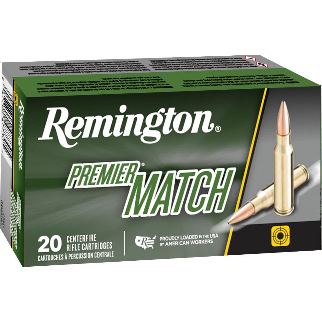 Remington Premier Match Centerfire Rifle Ammo 6.8 SPC 115 gr. Matchking BTHP 20 rd.