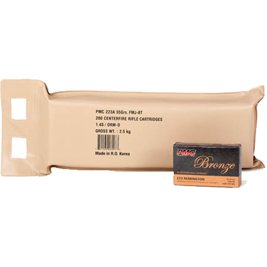 PMC Bronze Rifle Ammo Battle Pack 223 Rem. FMJBT 55 gr. 200 rd.
