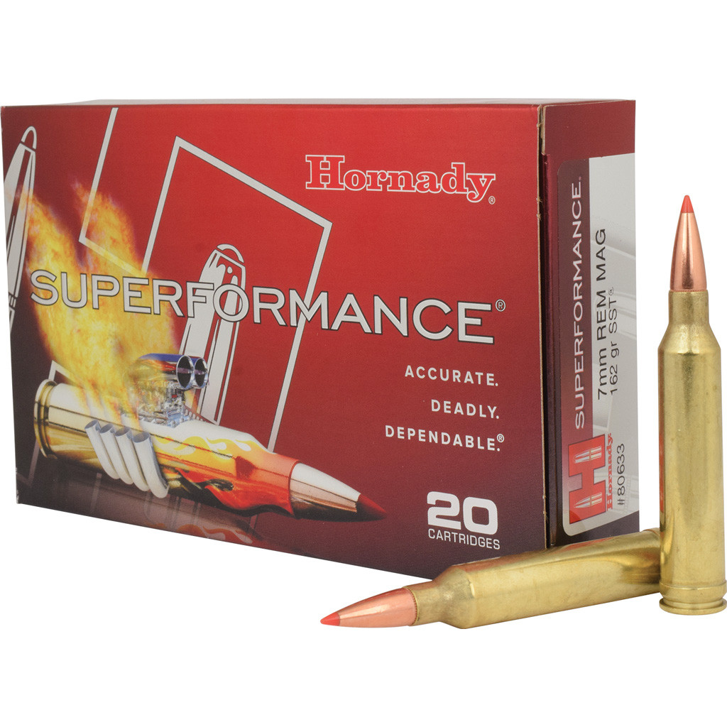 Hornady Superformance Rifle Ammo 7mm Rem. Mag. 162 gr. SST 20 rd.