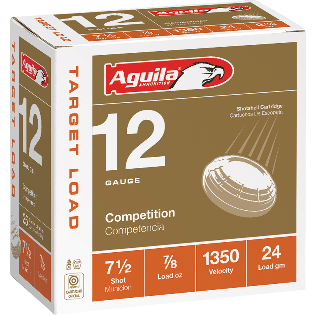 Aguila Target Shotgun Load 12 ga. 2.75 in. 24 gram 7.5 Shot 25 rd.