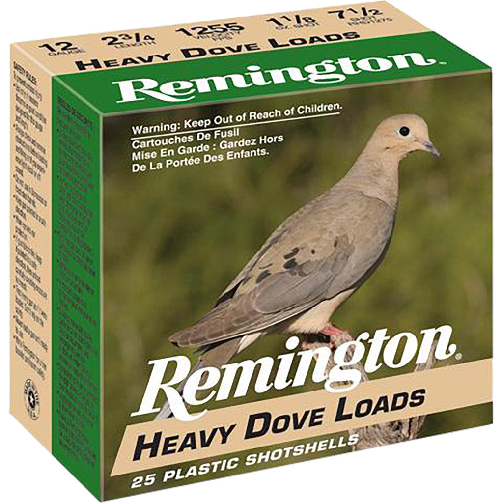 Remington Heavy Dove Loads 12 ga. 2.75 in. 7.5 Shot 25 rd.