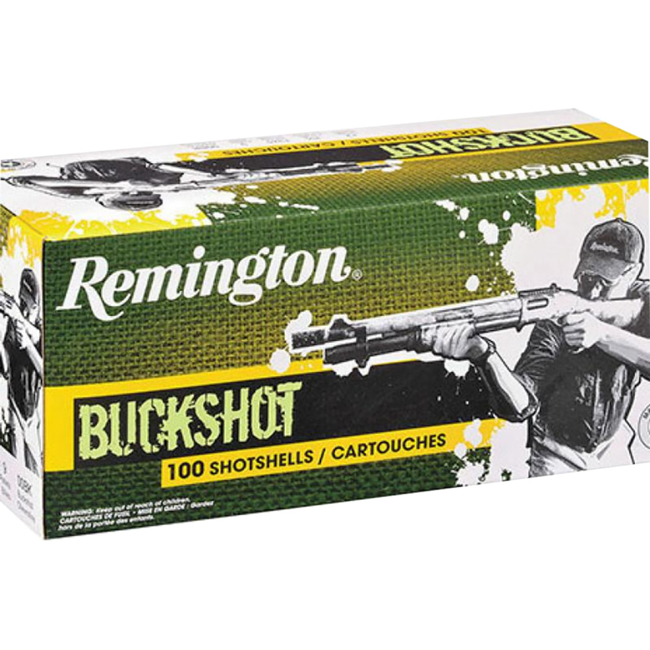 Remington Express Buffered Buckshot Loads 12 ga. 2.75 in. 9 Pellet 00 Buck Shot 100 rd.