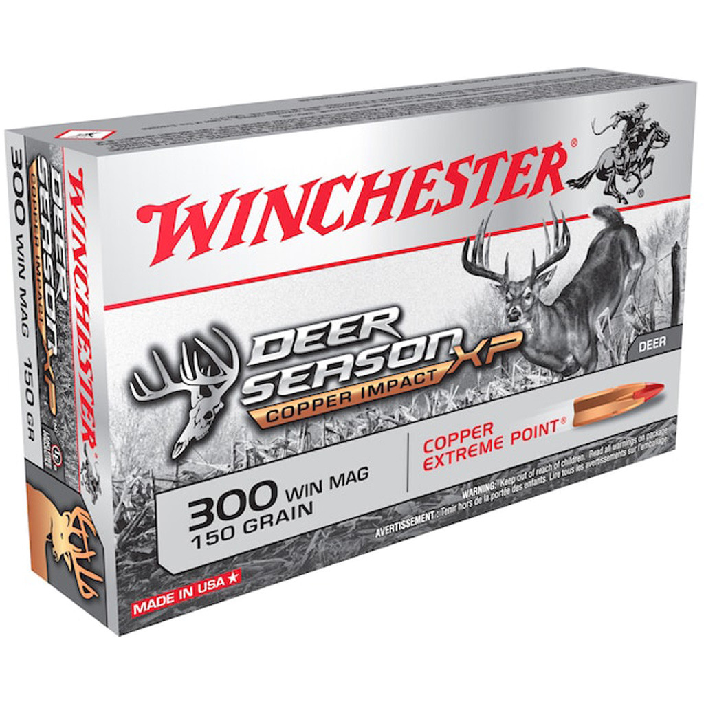 Winchester Copper Impact Rifle Ammo 300 Win. Mag. 150 gr. Copper Impact LF 20 rd.