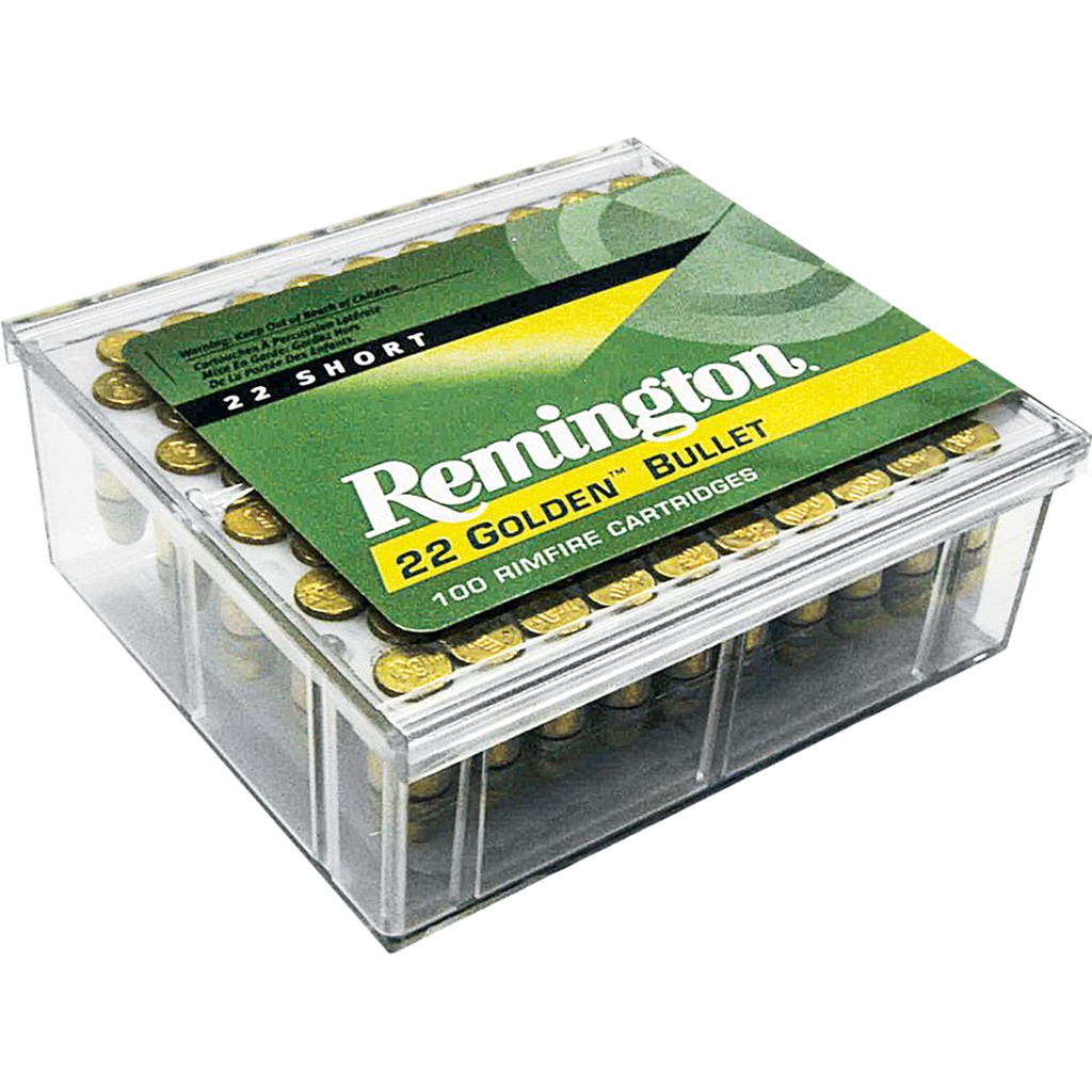 Remington Golden Bullet Rimfire Ammo 22 LR. 40 gr. PLRN 100 rd.
