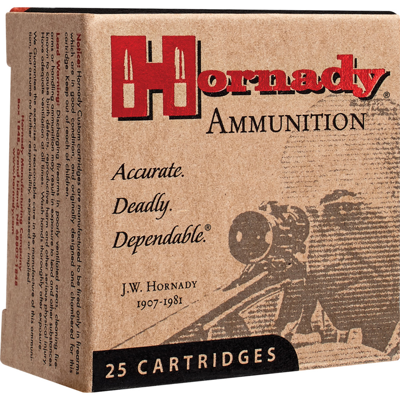 Hornady .25 ACP 35 Grain XTP JHP 25 Rounds