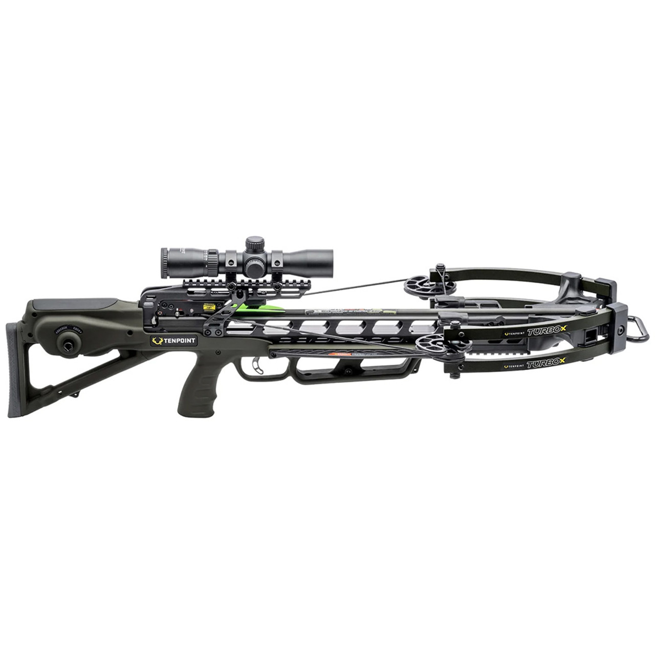 TenPoint Turbo X Crossbow Package ACUslide Rangemaster 100 Scope Vektra TenPoint Turbo X Crossbow Package ACUslide Rangemaster 100 Scope Vektra