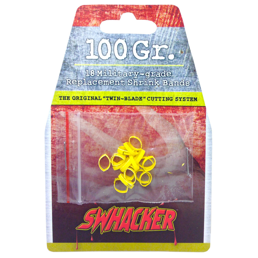 Swhacker Replacement Bands 2 Blade 125 gr. 18 pk.
