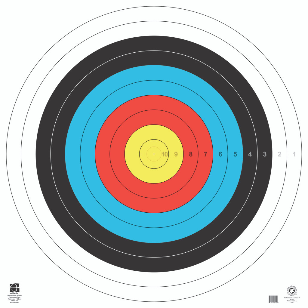 Maple Leaf Target Face Waterproof 122 cm. 15 pk.