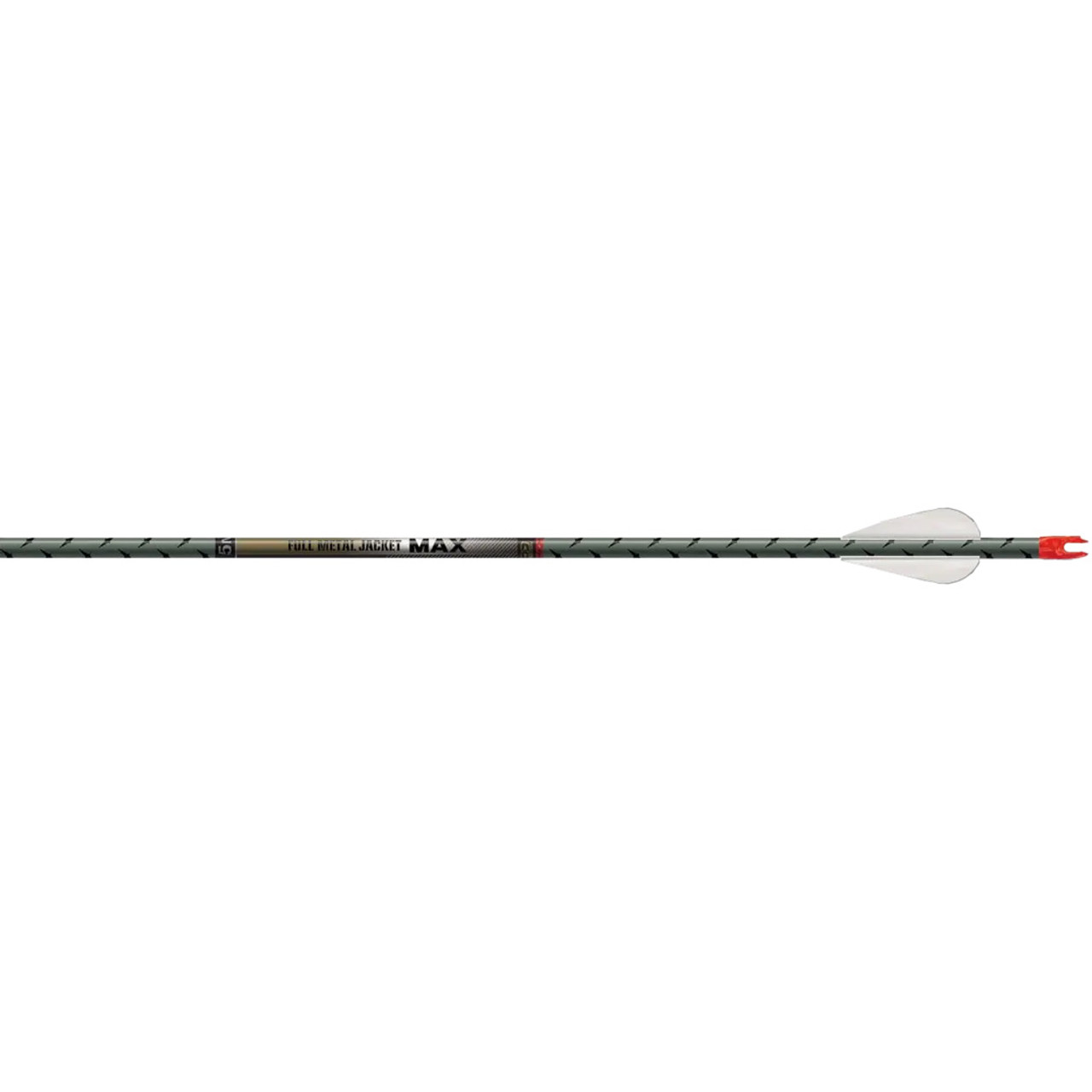 Easton 5mm FMJ Max Arrows with Half Outs 6 pk. Easton 5mm FMJ Max Arrows with Half Outs 6 pk.