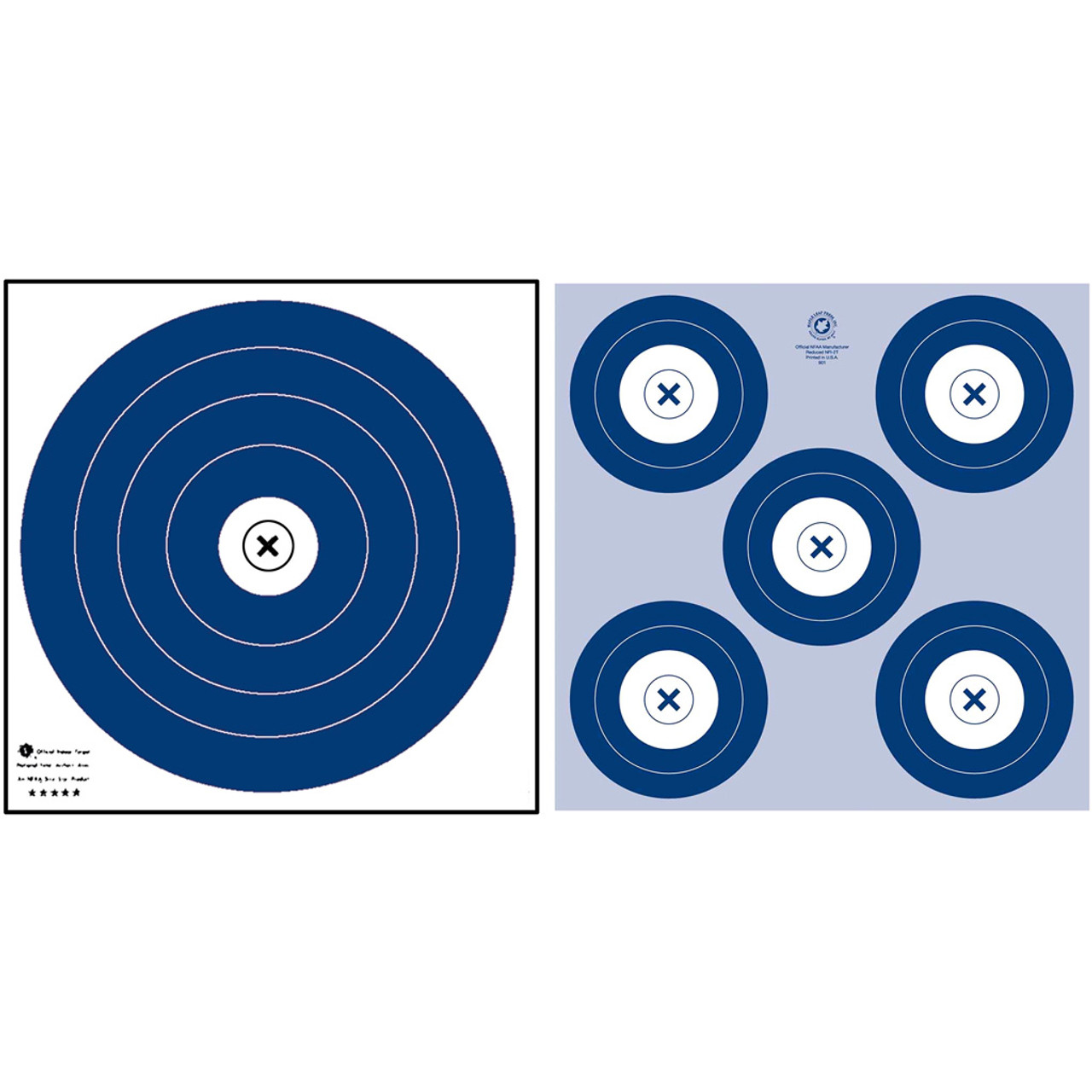 Maple NFAA Dual 1-Spot/5-Spot Target 25 pk. Maple NFAA Dual 1-Spot/5-Spot Target 25 pk.