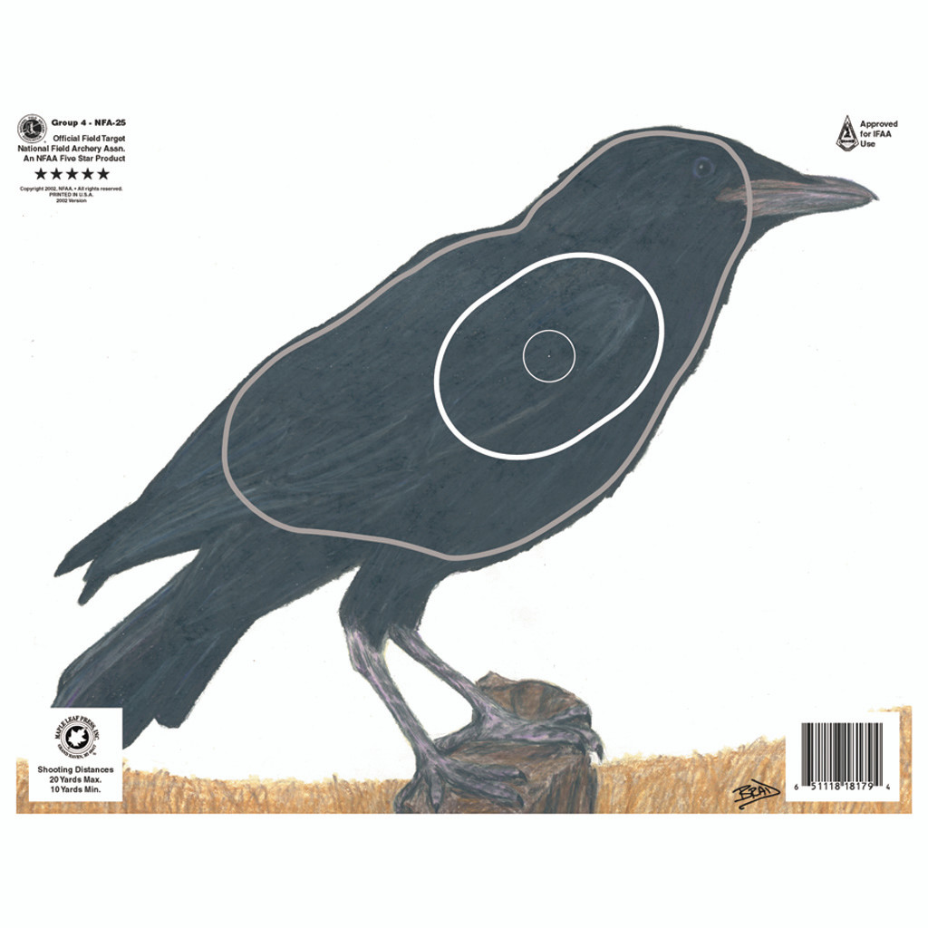 Maple Leaf NFAA Animal Faces Group 4 Crow