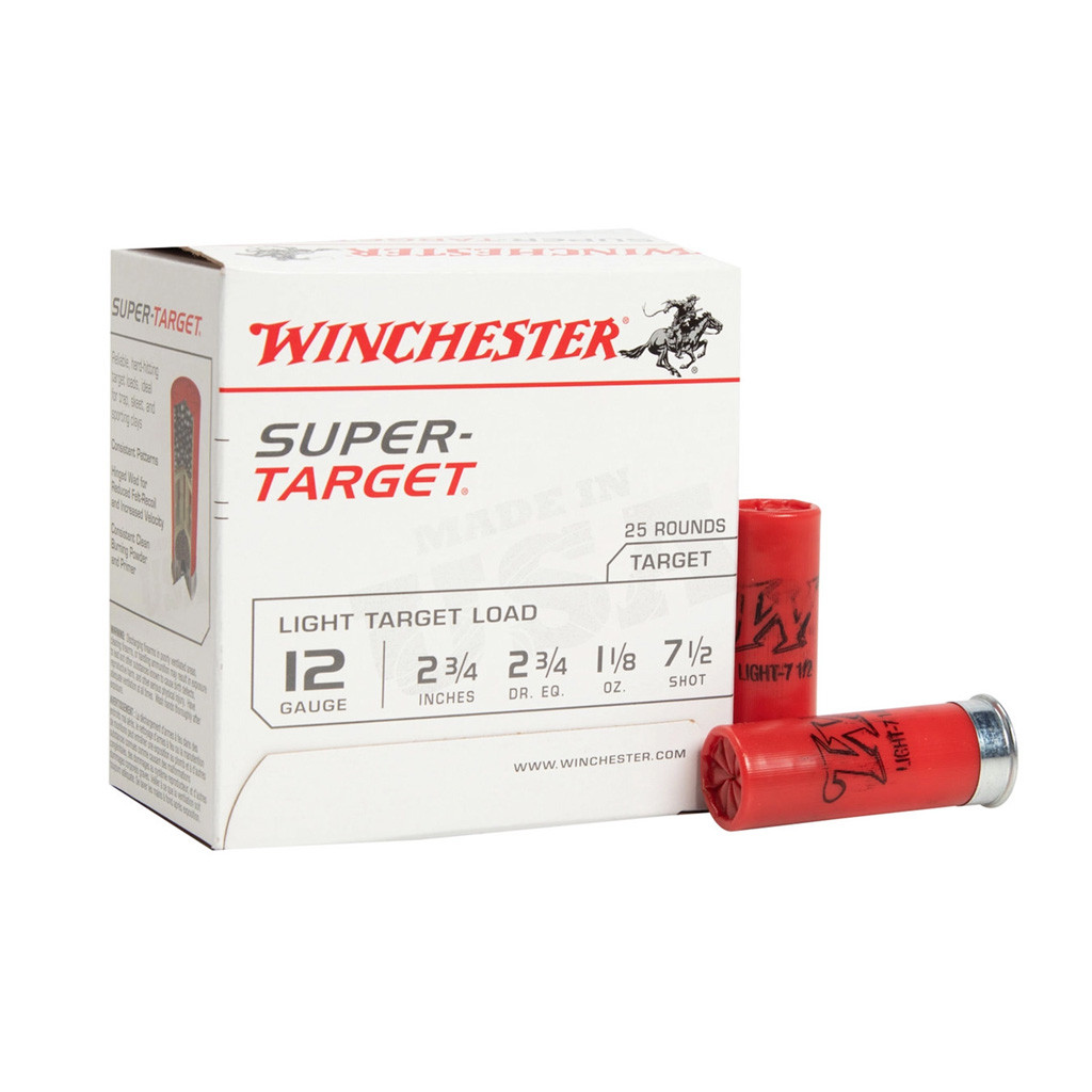 Winchester USA Super Target Load 12 ga. 2.75 in. 1 oz. 7.5 Shot 25 rd.