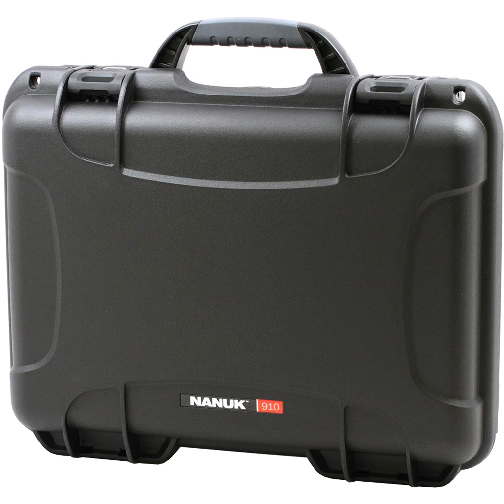 Nanuk Pistol and Accessory Hard Case w/Foam Black 13.2 in. x 9.2 in. x 3.8 in.
