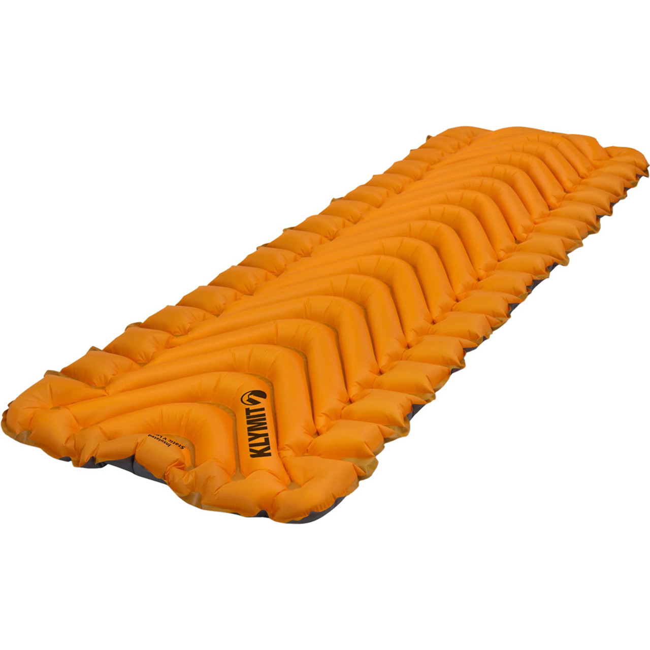 Klymit Insulated Static V Lite Sleeping Pad Mango Orange Regular