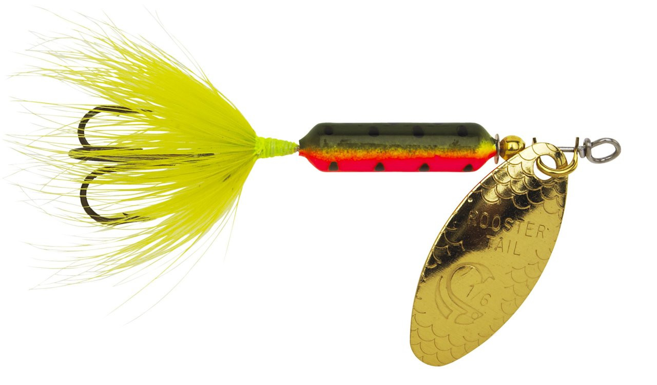 Worden Original Rooster 1/32 oz Tail Spinner with Treble Hook - Kinsey's  Outdoors