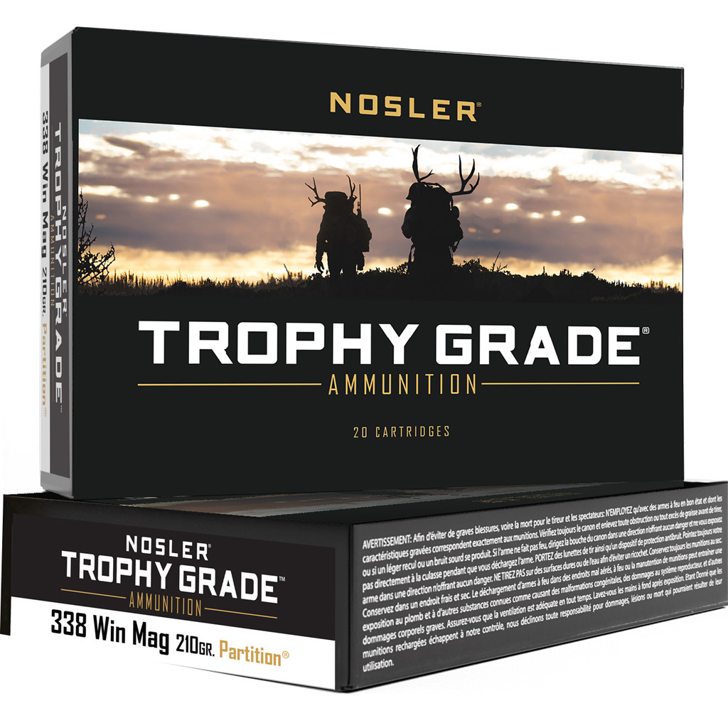 Nosler Trophy Grade Rifle Ammunition 325 WSM 200 gr. AB SP 20 rd.