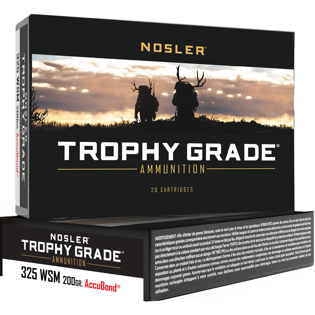 Nosler Trophy Grade Rifle Ammunition 300 RUM 200 gr. AB SP 20 rd.