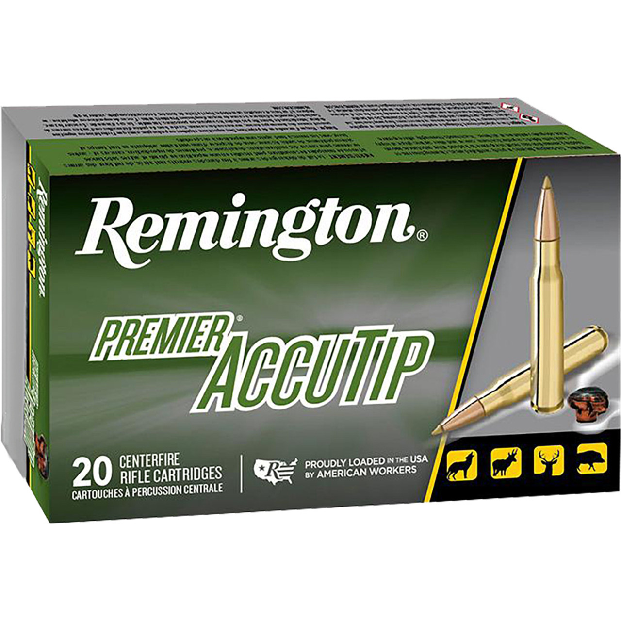 Remington Premier AccuTip Centerfire Rifle Ammo 450 Bushmaster 260 gr. AccuTip 20 rd.
