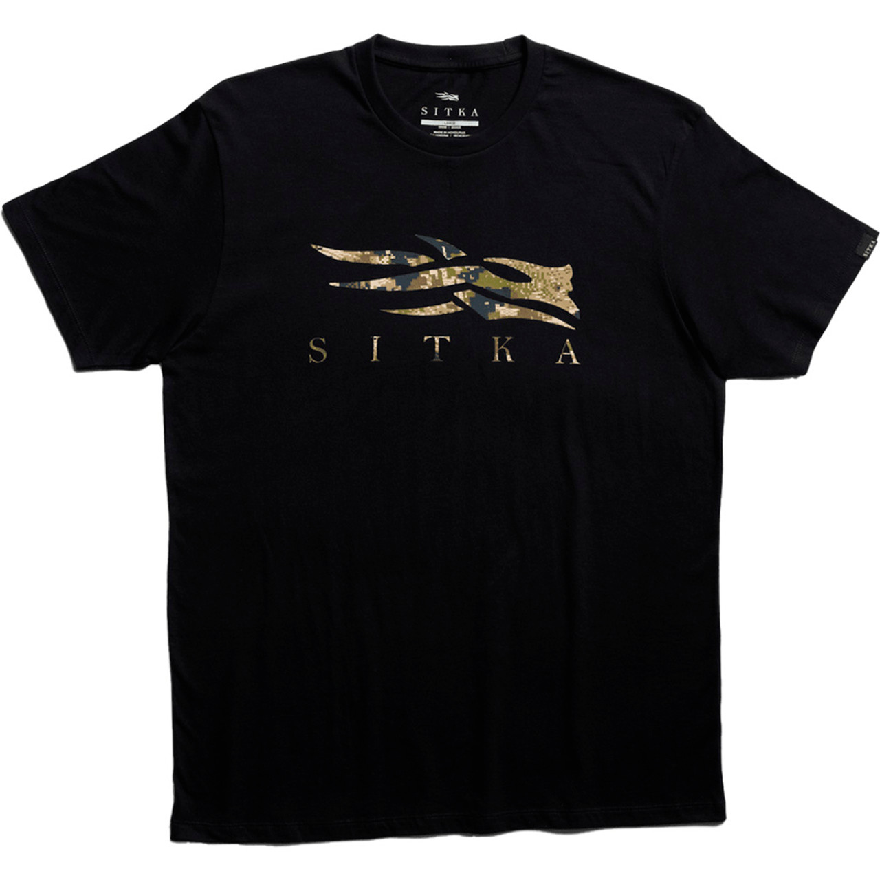 Sitka Optifade Icon Tee Black Subalpine
