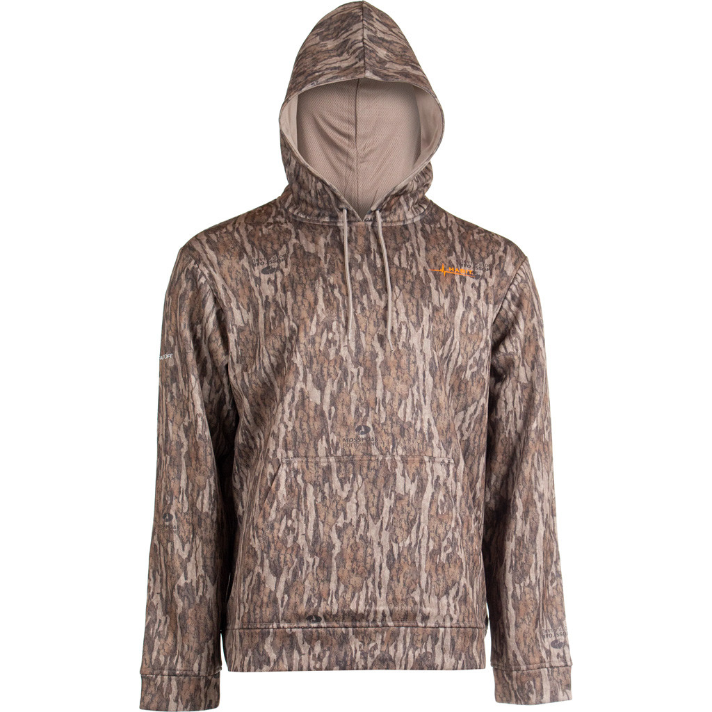 Habit Men's Summit Park Performance Hoodie Mossy Oak New Bottomland
