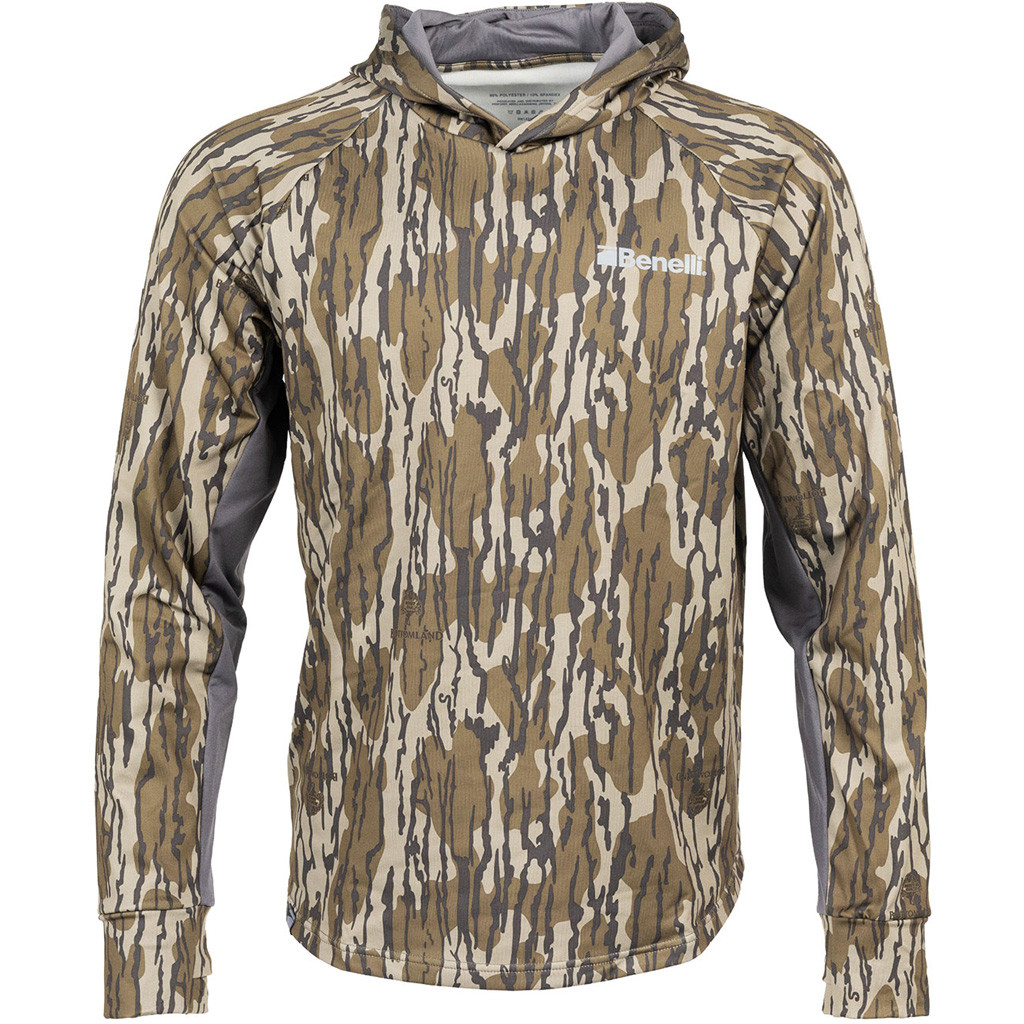 Benelli Midweight Performance Hoodie Mossy Oak Bottomland