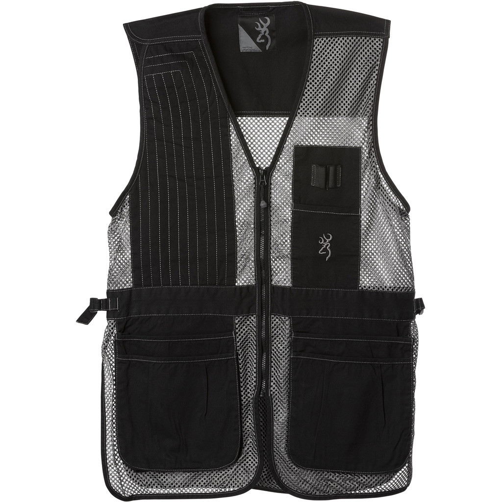 Browning Trapper Creek Shooting Vest Black/Gray