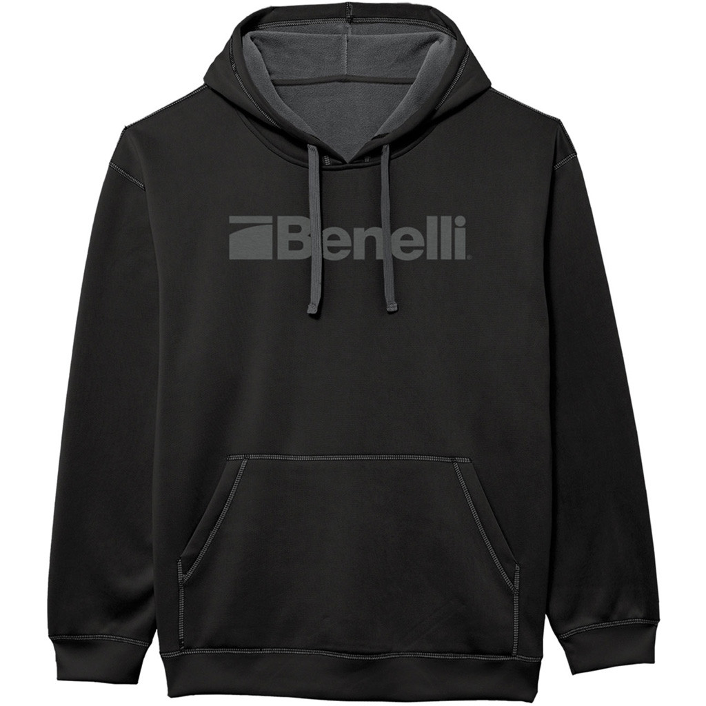 Benelli Heavyweight Fleece Lined Hoodie Black