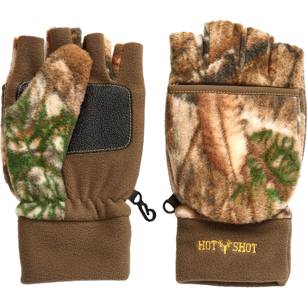 Hot Shot Bulls-eye Pop-top Mitten Realtree Edge
