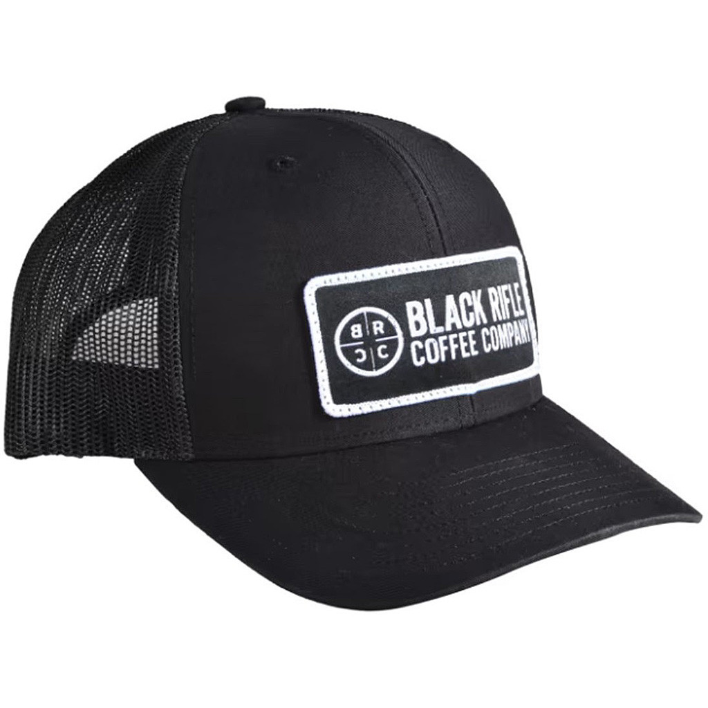 Black Rifle Coffee Blaster Trucker Hat Black Mesh