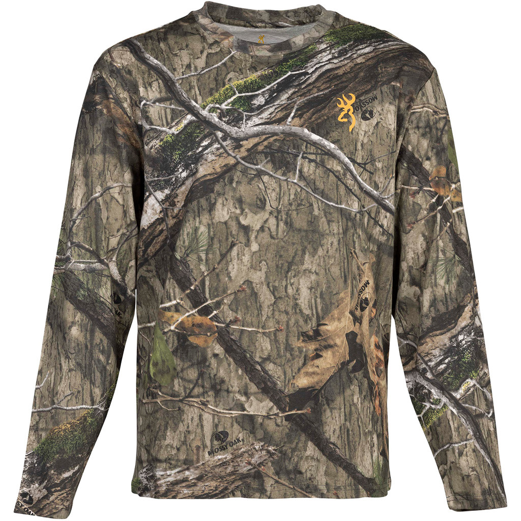 Browning Wasatch Long Sleeve Shirt Mossy Oak DNA
