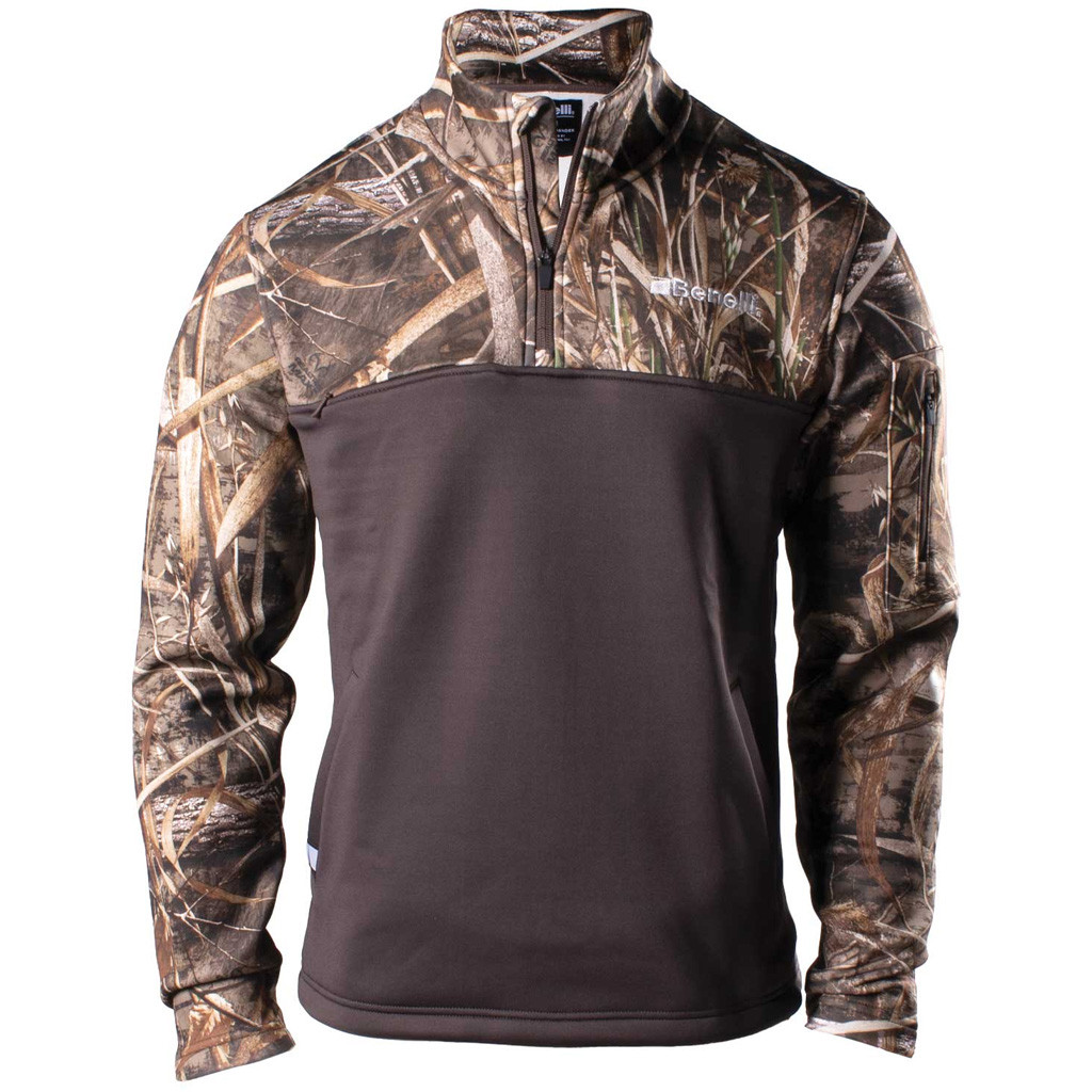 Benelli Heavyweight 1/4-Zip Pullover Realtree Max-5