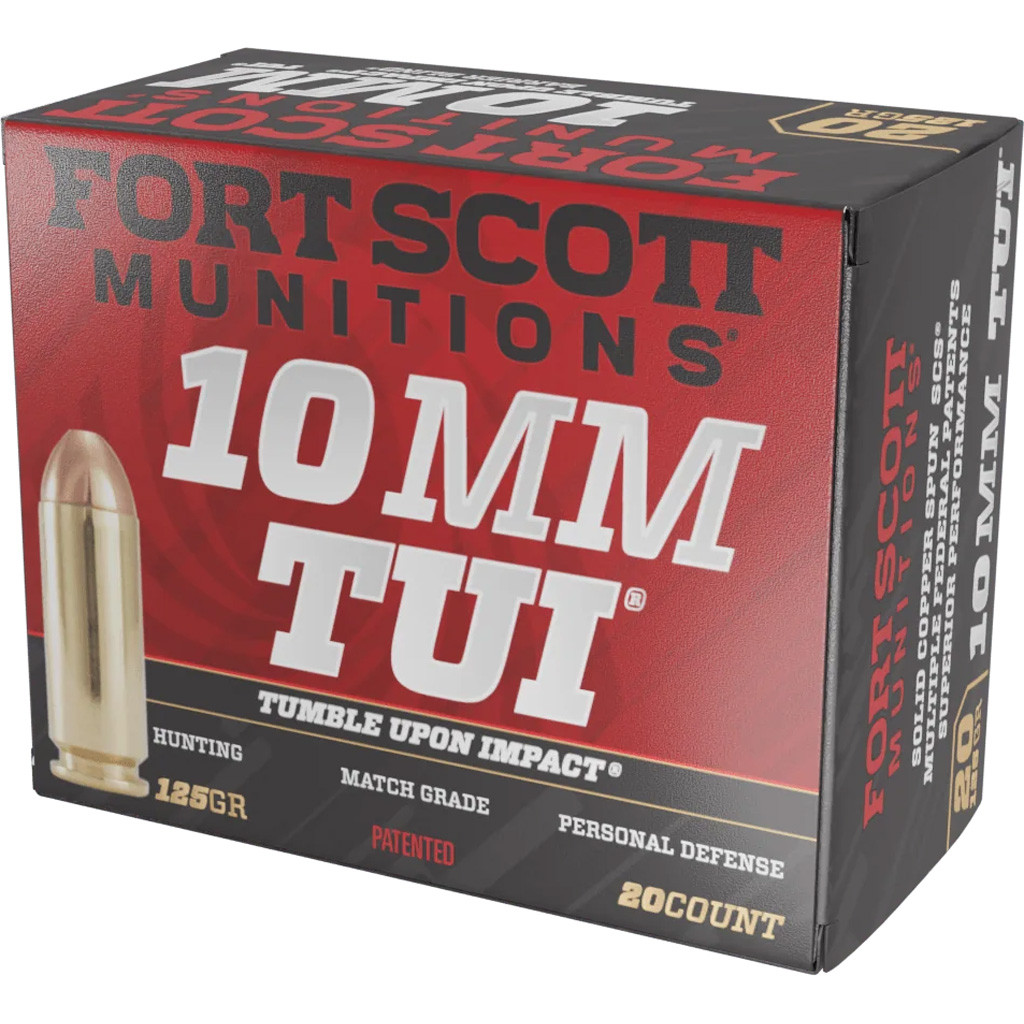 Fort Scott Munitions Pistol Ammo 10mm 125 gr. TUI 20 rd.